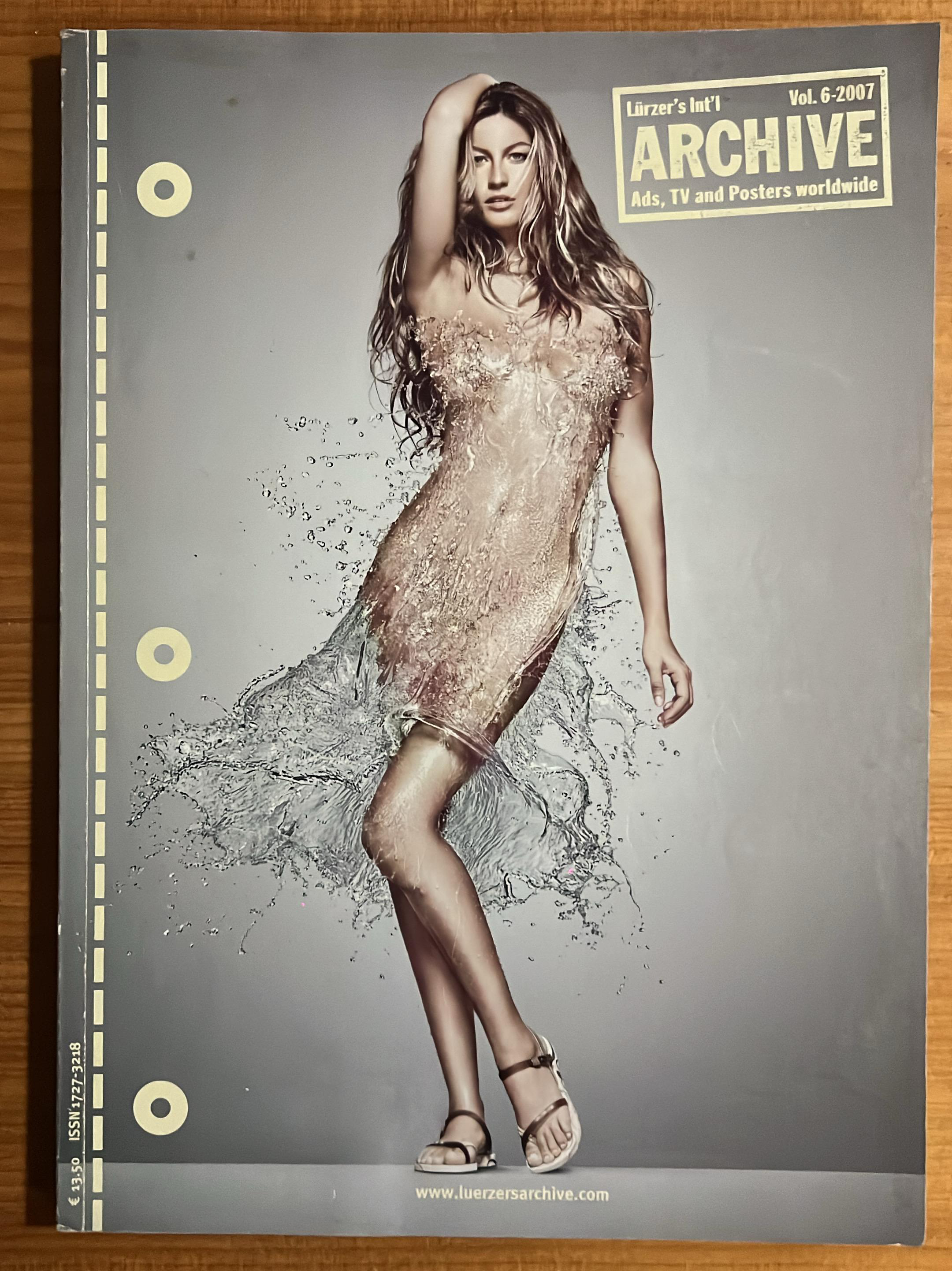 Lürzer's Archive Magazine Cover - Gisele Bündchen